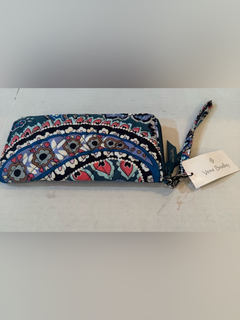 Vera Bradley RFID Wristlet Wallet Haymarket Paisley Jewel Accordion Style - Picture 3 of 10